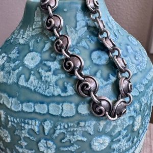 Contemporary silver bracelet